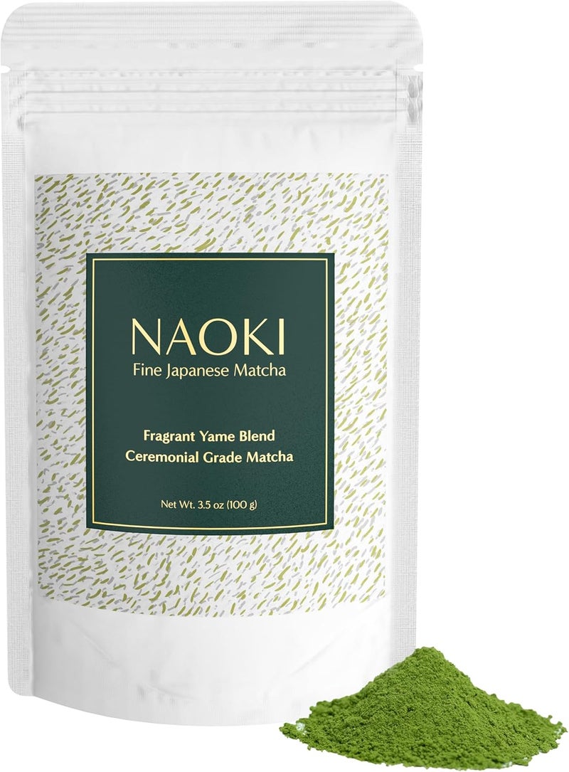 Naoki Matcha Fragrant Yame Blend – Ceremonial Grade Matcha Green Tea Powder (100g) - Image 1